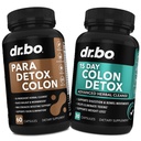 Colon Cleanser Detox & Body Detox - 15 Day Colon Cleanse Pills & Probiotic & Gut Support - Herbal Bowel Movement Supplements for Stomach Bloating Women Men Kids, Herbal Wormwood Black Walnut Clove