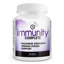 Immunität Complete - 20-in-1 Immunsystem Booster Formel mit Katzenkralle, Quercetin, Vitamin C und Olivenblatt Extrakt 60ct