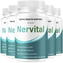 (5 Pack) Nervital Capsules - Official Advanced Premium Formula Nerve Health Support, All Natural Nervital Supplement Vitamins for Overall Health & Wellness Reviews, 300 Capsules for 5 Months
