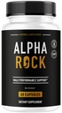Alpha Rock - Alpha Rock Pills Support Natural Maximum Strength, Daily AlphaRock Capsules All Natural Advanced Formula Premium Vitamins for Overall Health & Wellness, 60 Capsules for 1 Month