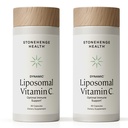 Stonehenge Health Dynamic Liposomal Vitamin C 1500mg - 90 Capsules - Advanced Formula - Phospholipids sourced from Non-GMO Sunflower, Supports Healthy Immune System (Pack of 2)