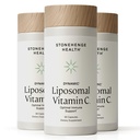 Stonehenge Health Dynamic Liposomal Vitamin C 1500mg - 90 Capsules - Advanced Formula - Phospholipids sourced from Non-GMO Sunflower, Supports Healthy Immune System (Pack of 3)