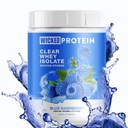 WICKED Protein Powder, Clear Whey Isolate, 23g Protein, 95 Calories, Refreshing Juice, Clean Label Project Certified, Gluten Free, Post Workout Recovery, Protein for Women and Men (Blue Raspberry)