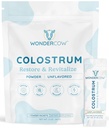 WONDERCOW Colostrum Supplement Powder for Gut Health, Immune Support & Wellness | Natural IgG Pure Whole Bovine Colostrum Superfood, Unflavored, 7 Servings