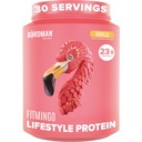 BIRDMAN Fitmingo Vegan Protein Pulver mit Inositol, Collagen Boosters, Hyaluronsäure und Vitamine | Low Carb, Dairy Free, Lactose Free, Low Calorie | 23g Plant Based Vanilla Protein Powder