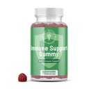 Immune Boosters for Adults - Vegan Immune Support Gummies with Vitamins C & D, Zinc, Magnesium, Probiotics - Immunity Gummies with Elderberry, Turmeric, Echinacea, 60 Ct