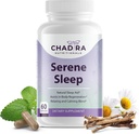 Serene Sleep Formula | Rest-Boosting Magnesium Citrate W/Melatonin, Passion Flower, Calcium und L-Theanin | Natürliche Tiefschlaf Vitamine für Erwachsene - 60 Caps, 30 Tage Versorgung
