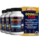 Ocumax Plus Vision Support Supplement, 60 Capsules, with 24 Premium Herbal Extracts and Vitamins, Maximum Strength Eye Health Formula (3)