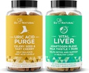 Purge! Uric Acid Flush und Vital Liver Bundle - Detox, Cleanse und Repair for Joint Support & Active Mobility Plus Optimal Liver Function & Digestive Health