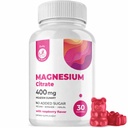 DR. MORITZ Magnesiumgummis für Erwachsene - Sugar-Free Calm Magnesium Gummis - Raspberry Flavor - Non-GMO, 400 mg (30 Count)