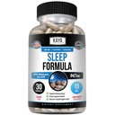 Kaya Naturals - Schlafunterstützung Formel mit Melatonin - Hilfe Unterstützung Vitamin Supplement - Schlaf Stress und Stimmung Unterstützung - L-Tryptophan, Leidenschaft Blume, Ashwagandha und mehr (30 Zähler)