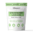 JUST INGREDIENTS Strawberry Limeade Electrolytes – 30 Serving Bag – Hydration Drink Mix with Essential Minerals – Remineralizing Formula – No Sugar Added – Supports Energy – Vegan, Non-GMO