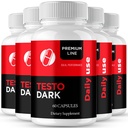 TestoDark Capsules, TestoDark Advanced Supplement Pills - Maximum Strength, All Natural Formula for Daily Overall Health Management Support, Premium Testo Dark Wellness Support Reviews (5 Pack)