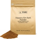 Pure Original Zutaten Slippery Elm Bark Pulver (1 lb), Rein & Natürlich, Vegan, Glutenfrei