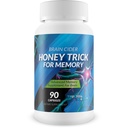 Honey Trick - Our Best Blood Flow, Vision, & Memory Supplement for Brain - Nervous System Support - Blood Balance Supplement - Japanese Capsaicin Honey Boost XL Nootropics Brain Support