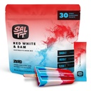 SALTT Electrolyte Powder Packets - Sugar Free Red White & BAM (30 Sticks) - High Sodium Hydration Drink Mix for Keto, Fasting & Muscle Cramps - Clean Minerals, No Junk Fillers