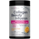 NeoCell Collagen Peptides Powder | 8.9 oz | Grass Fed Bovine | with Biotin and Hyaluronic Acid | Tangerine Twist Flavored | Beauty Infusion Drink Mix | Hair, Skin & Nails