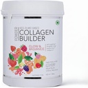 Collagen Builder Veg Plant Based Powder for Women and Men for Skin Glow with Hyaluronic Acid Glutathione Vitamin Extracts Pro Collagen Super Food 250 gram Strawberry Flavour No Added Sugar