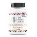 GI-BIOTIC Daily Probiotic Support for Digestive Health, Bowel Regularity, and Gut Immunity | Saccharomyces Boulardii, Lactobacillus, Bifidobacterium Strains (30 Capsules)