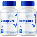 Dentpure Oral Probiotics for Teeth and Gums Capsules, Dentpure Supplement Pills - Maximum Strength, Advanced All Natural Probiotics for Fresh Breath Dental Wellness, Dent Pure Reviews (2 Pack)