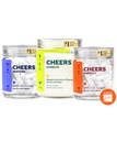 Cheers Super Combo | Wiederherstellen + Schützen + Hydrate | Fühlen Sie sich besser nach dem Trinken, unterstützen Sie Ihre Leber, & Rehydrate | DHM, L-Cystein, Elektrolyte | 12 Doses Restore & Hydrate, 30 Doses Protect