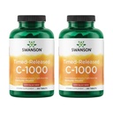 Swanson Timed-Release Vitamin C with Rose HIPS Immune System Support Skin Cardiovascular Health Antioxidant Supplement 1000 mg 250 Tablets (2 Pack)