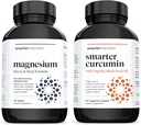 Multi-Active Magnesium Tabletten & Curcumin Softgels - Potent & Bioverfügbar, aktive Curcumin Softgels Standardisiert auf 95% Tetrahydrocurcuminoide [1-Monat-Versorgung]