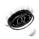 Lashify Curl 12mm Gossamer DIY Wimpern Extensions Refill, Schwarz, Einfache Falsche Wimpern für einen natürlichen Look