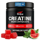 Creatine Gummies for Women, Watermelon 5000mg NSF Vegan Chews for Men | Energy boost & post-workout repair, sugar-free gummy, no artificial sweeteners, portable gym alternative
