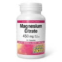 Natural Factors Magnesium Citrate - Daily Supplement for Muscle & Heart Health Support - Magnesium Supplement Aids Strong Bones & Teeth - Calm Sleep Support - 90 Capsules (90 Servings)