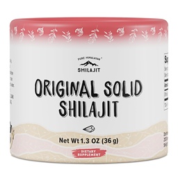 Pure Himalayan Shilajit | 100% Pure Natural Shilajit Grade A Max Potency 85+ Trace Minerals & Fulvic Acid | 3rd Party US Lab Tested | Original Solid | 36g