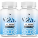 (2 Pack) Visivra Capsules, Official Visivra Vision Pills Supplement with All Natural Ingredients, Advanced Eye Health Formula, Maximum Strength Vision Support Vitamin for Women and Men (120 Capsules)