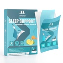 Sleep Support Strips - Melatonin 5mg and L-Theanine 20mg - Fast Acting Oral Dissolvable Strips for Adults - Support Healthy Sleep Cycle & Relaxation - Honey Lemon Flavor, 30 Count