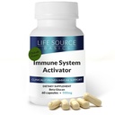 Life Source Basics Immune System Support Activator - High Purity Beta 1,3/1,6 Glucan - Immunity and Vitamin Supplement Non-GMO & Vegan Friendly for Men & Women, Gluten-Free 500 mg - 60 Capsules