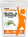 BulkSupplements.com Pine Pollen Powder - Gebrochene Zellwand, Pine Pollen Supplement, Kräuterergänzung - Glutenfrei, 5g pro Servierung, 100g (3,5 oz) (Pack von 1)