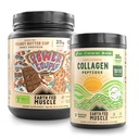 Earth Fed Muscle Chocolate Peanut Butter Whey & Unflavored Collagen Recovery Bundle