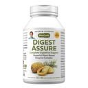 ANDREW LESSMAN Digest Assure 360 Capsules - Comprehensive Blend of Powerful Natural Enzymes to Support and Enhance Digestive Health, Vegetarian-Sourced Enzymes, Small Easy to Swallow Capsules