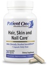 Patient One Haar, Haut und Nagelpflege | Ergänzung zu unterstützen starke Nägel, und gesundes Haar und Haut* | mit Keratin, Collagen und mehr | 30 Kapseln