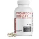 Bronson Triple Mushroom Complex - Maitake - Reishi - Shiitake - Leistungsstarker Antioxidant und Immunsystem Booster - Full Spectrum Pilz Complex - 600 mg Kapseln - 120 Zähler
