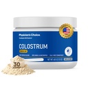 Physician's CHOICE Colostrum Gold Powder - First-Day Milking for Gut & Immune Support - Potent IgG Antibodies & Bioactive Nutrients - Whole & Unstripped - Easy to Mix - Made in the USA - 30 Servings