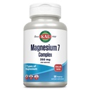 KAL Magnesium Complex 7 - Total Complex with Magnesium Glycinate, Citrate, Malate and More - Relaxation and Whole Body Support Supplements - Vegan, 60-Day Guarantee - 60 Servings - 120 VegCaps