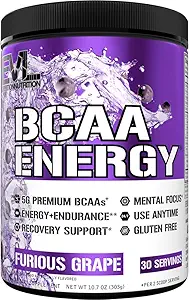 EVL BCAAs Aminosäuren Pulver - Rehydratisieren BCAA Powder Post Workout Recovery Drink mit natürlichem Koffein - BCAA Energy Pre Workout Pulver für Muskel-Recovery Lean Wachstum und Ausdauer - Grüner Apfel
