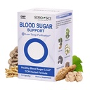 Blood Sugar Formula Supplement, Cardiovascular Health, 5-in-1 Natural Herbal Blend, 72 Caps (1 Bottle)
