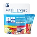 12 Sticks Electrolytes Powder Packets 6 Flavors Sugar Free Hydration Packets Electrolyte Liquid Daily IV Drink Mix with Lemon Lime, Watermelon, Orange, Raspberry, White Peach, Blueberry