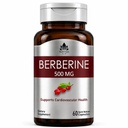 Berberine Supplement 500mg, 60 Capsules (Third Party Tested, Non-GMO, Gluten Free, Vegan Safe) - Berberine HCL for Cardiovascular Health