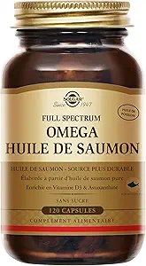 Solgar Wild Alaskan Full Spectrum Omega, 120 Softgels - Unterstützt Herz, Gehirn, Knochen und Haut Gesundheit - Bietet Vitamin D3 - Rich Source of EPA & DHA - Non GMO, Gluten Free, Dairy Free - 60 Portionen