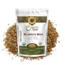 Organic Way St. John's Wort Cut & Sifted (Hypericum perforatum) - Herbal Tea | European Wild-Harvest | Organic, Kosher & USDA Certified | Vegan, Non GMO & Gluten Free | Origin - Albania (1LBS / 16Oz)