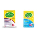Culturelle Ultimate Strength 20 Billion CFU Probiotic Plus Kids Complete Multivitamin with 11 Vitamins and Minerals Chewables, 50 Count