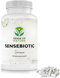 Sensebiotic Gut Health Probiotics Nahrungsergänzungsmittel Präbiotische Ergänzungen 20 Milliarden CFUs Probiotika für Frauen Gut Gesundheit Männer Präbiotikum für Verdauungsgesundheit 60 Probiotische Kapseln