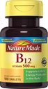 Natur Made Vitamin B-12 500 mcg Tabletten 100 ea (Pack von 2)